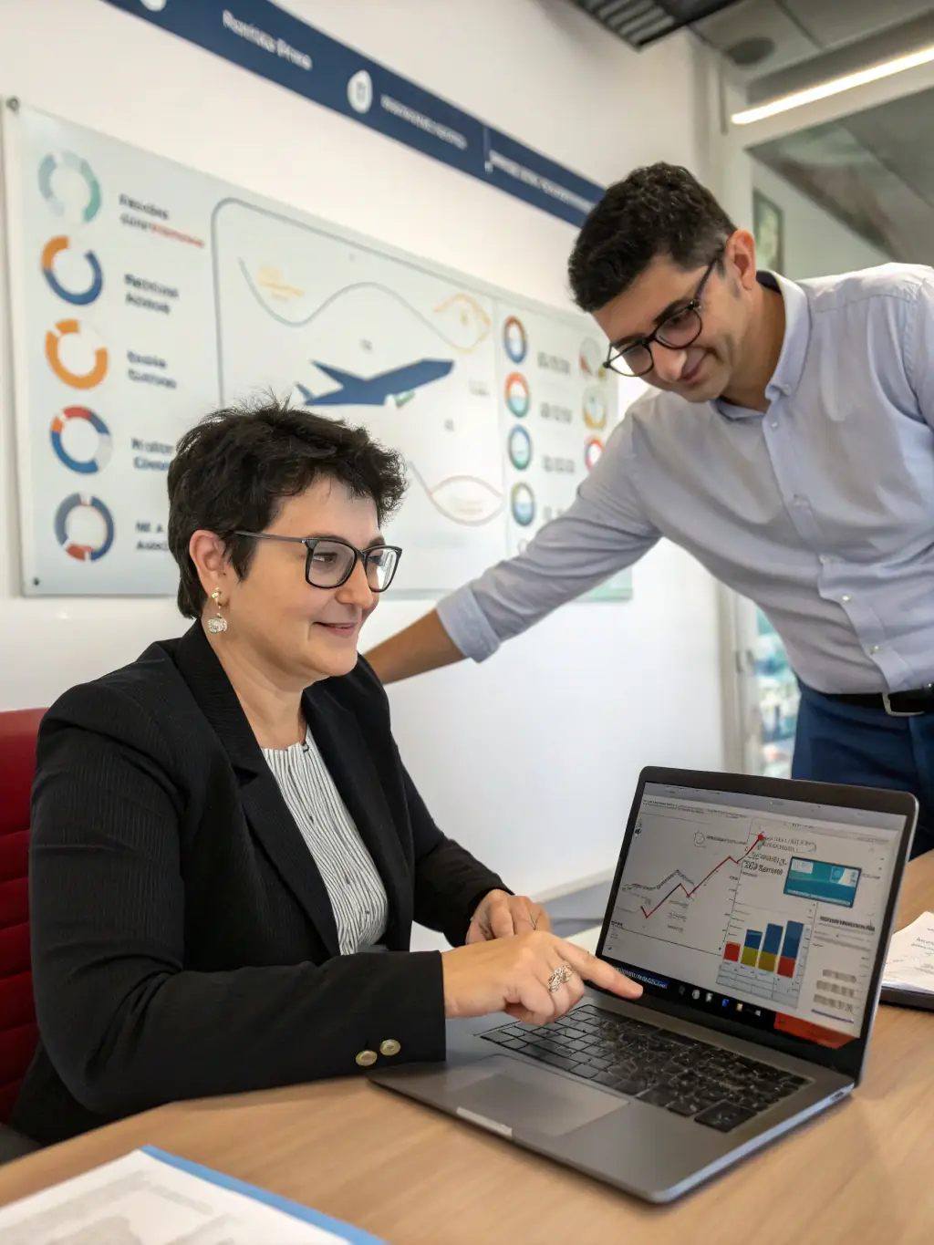 An icon illustrating 'AI-Driven Sales Insights' for the Canna Flow Pro Plan, highlighting data analysis and predictive analytics.